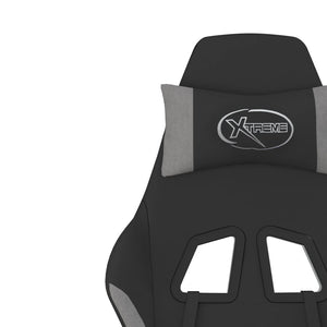 Gaming-Stuhl mit Massage & Fußstütze