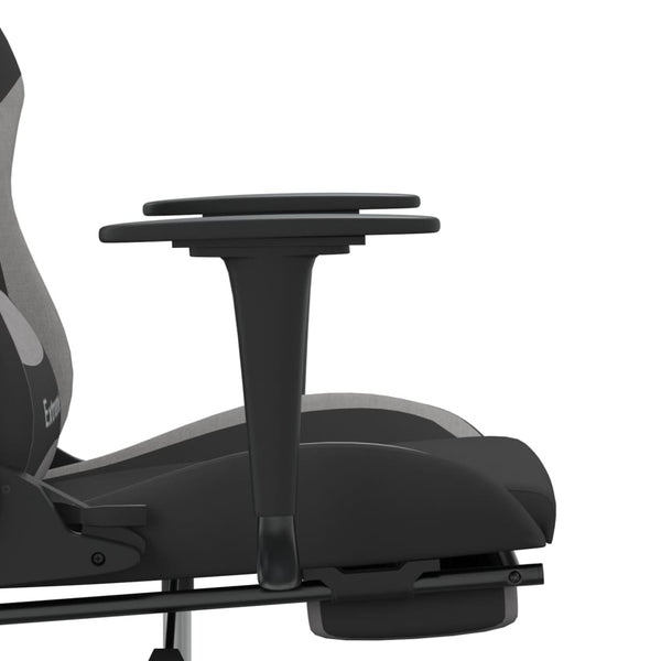Gaming-Stuhl mit Massage & Fußstütze