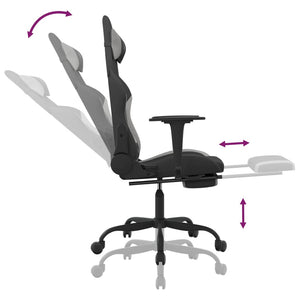 Gaming-Stuhl mit Massage & Fußstütze