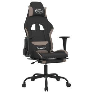 Gaming Stuhl mit Massage & Fußstütze