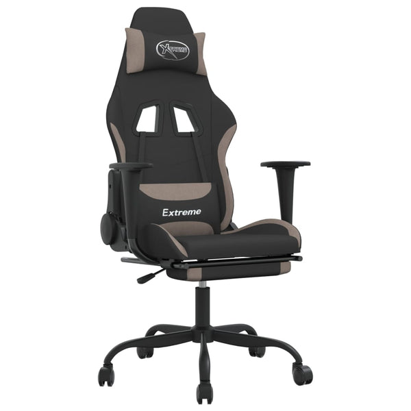 Gaming Stuhl mit Massage & Fußstütze