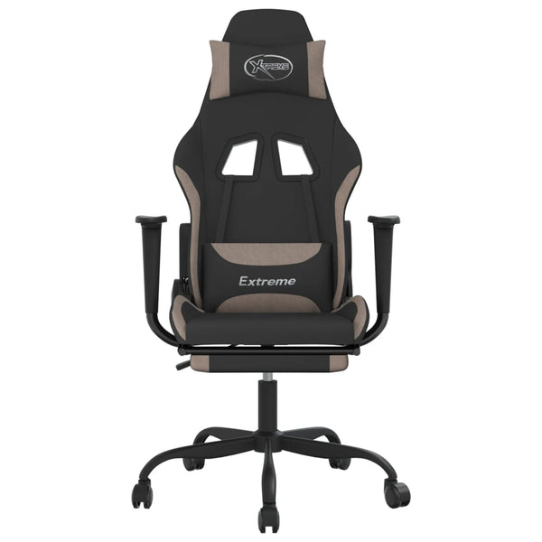 Gaming Stuhl mit Massage & Fußstütze