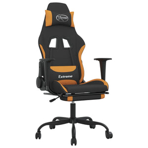 Gaming-Stuhl mit Massage & Fußstütze