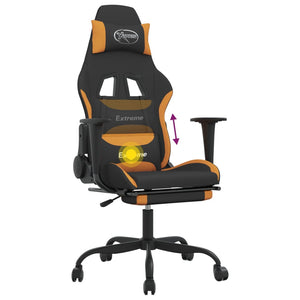 Gaming-Stuhl mit Massage & Fußstütze