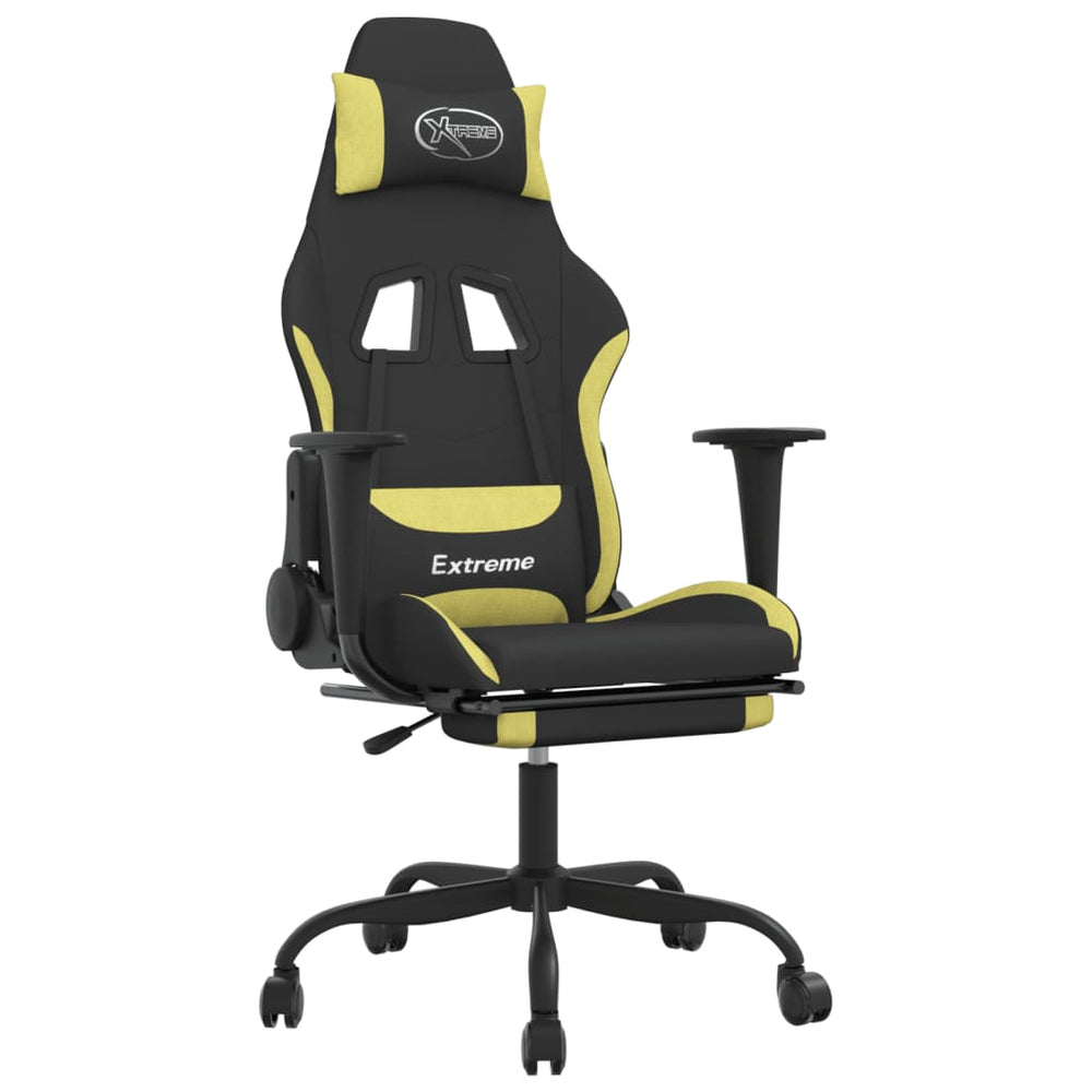 Gaming Stuhl mit Massage & Fußstütze