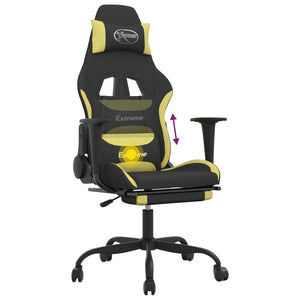 Gaming Stuhl mit Massage & Fußstütze
