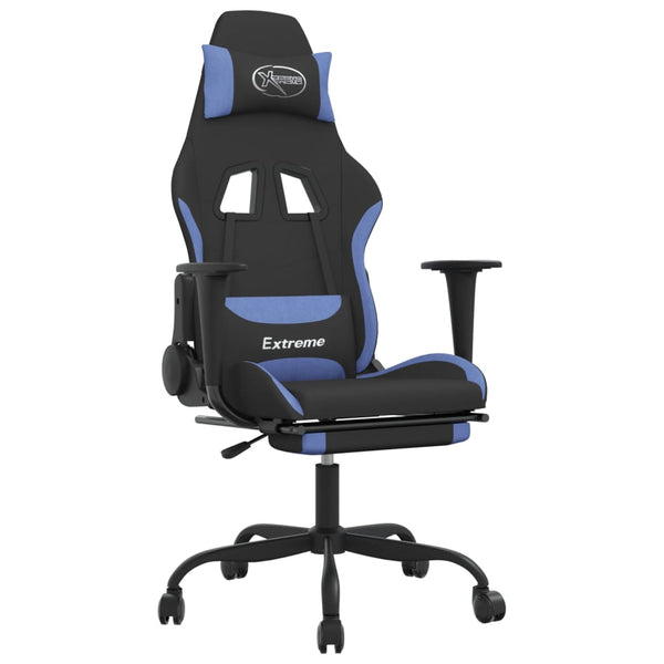 Gaming Stuhl mit Massage & Fußstütze