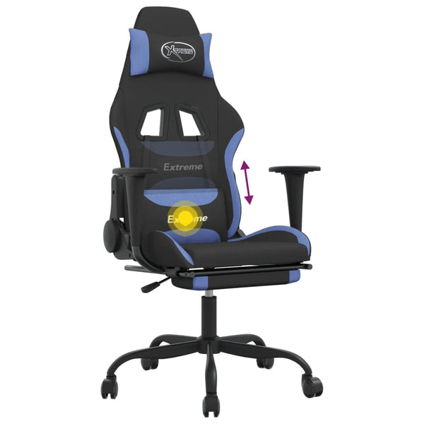 Gaming Stuhl mit Massage & Fußstütze