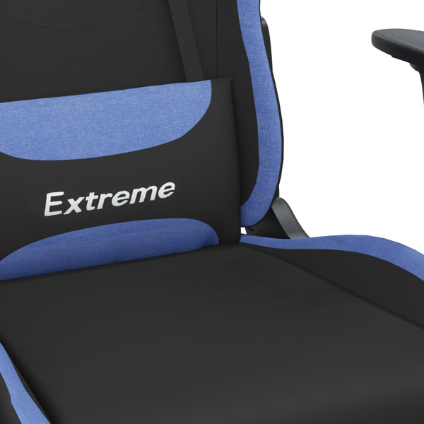 Gaming Stuhl mit Massage & Fußstütze