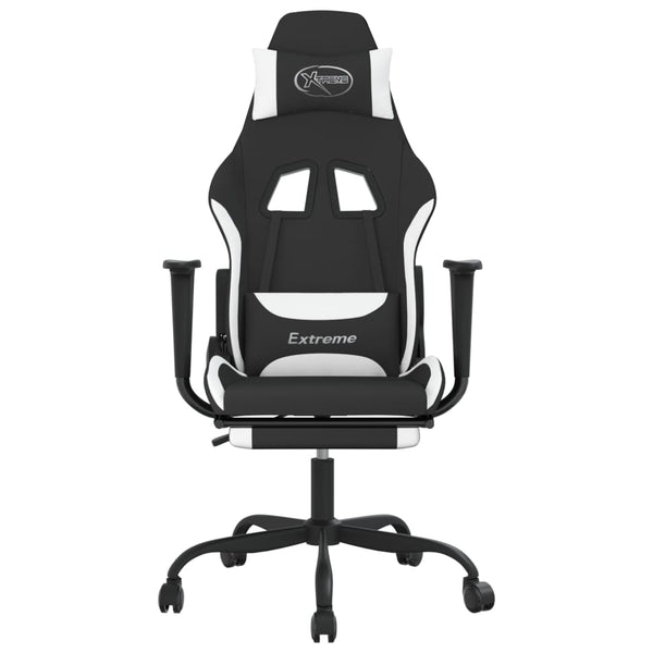 Gaming Stuhl mit Massage & Fußstütze