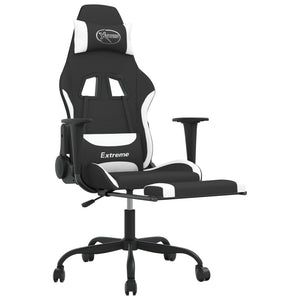Gaming Stuhl mit Massage & Fußstütze