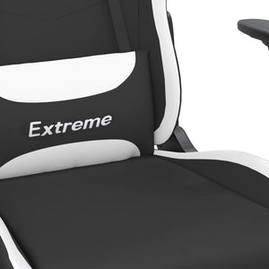 Gaming Stuhl mit Massage & Fußstütze