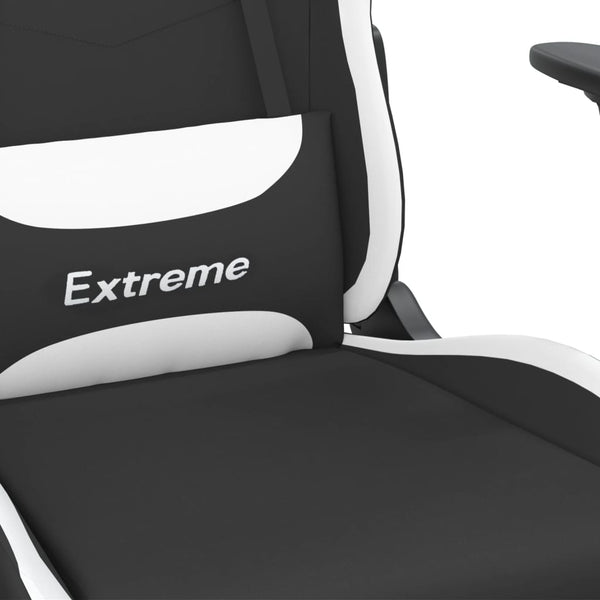 Gaming Stuhl mit Massage & Fußstütze