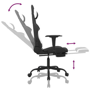 Gaming Stuhl mit Massage & Fußstütze