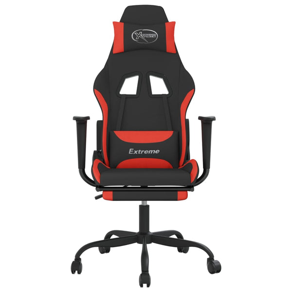 Gaming-Stuhl mit Massage Schwarz/Rot