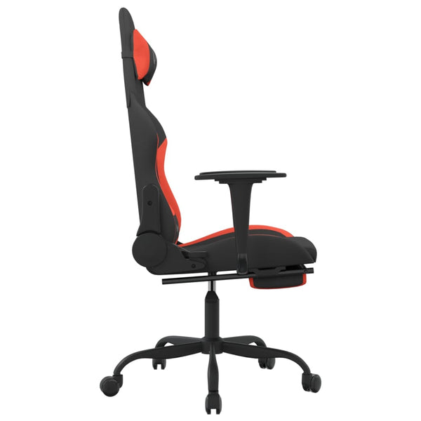Gaming-Stuhl mit Massage Schwarz/Rot