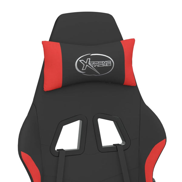 Gaming-Stuhl mit Massage Schwarz/Rot