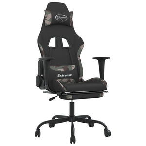 Gaming Stuhl mit Massage & Fußstütze