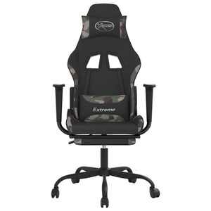 Gaming Stuhl mit Massage & Fußstütze
