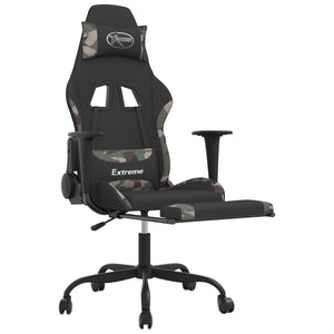 Gaming Stuhl mit Massage & Fußstütze