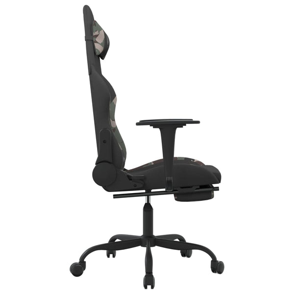 Gaming Stuhl mit Massage & Fußstütze