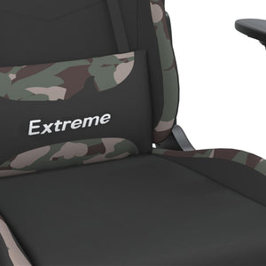 Gaming Stuhl mit Massage & Fußstütze