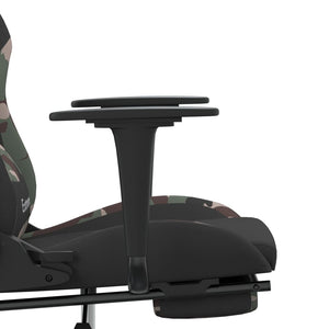 Gaming Stuhl mit Massage & Fußstütze