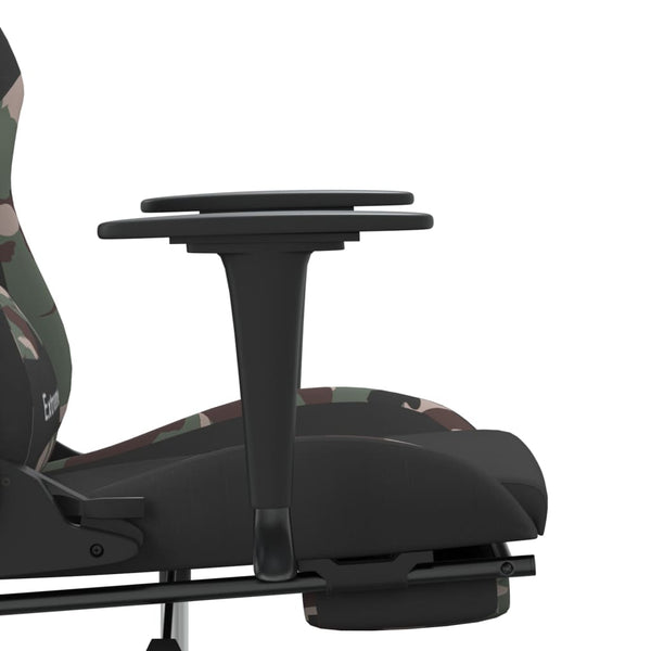 Gaming Stuhl mit Massage & Fußstütze