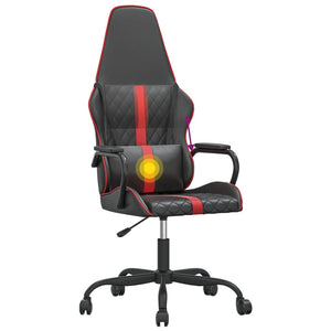 Gaming Stuhl mit Massage Rot/Schwarz