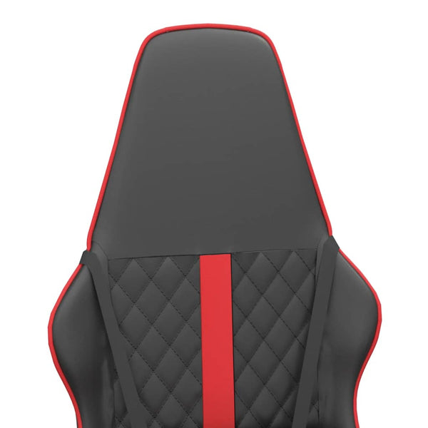 Gaming Stuhl mit Massage Rot/Schwarz