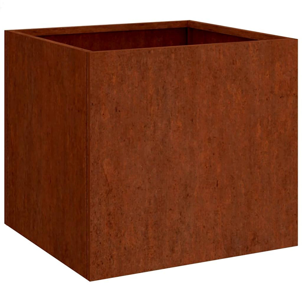 Cortenstahl Pflanzkübel, 32x30x29 cm