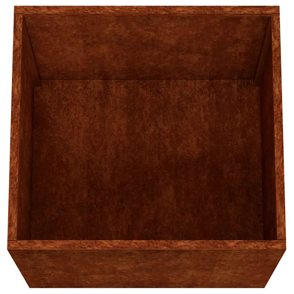 Cortenstahl Pflanzkübel, 32x30x29 cm