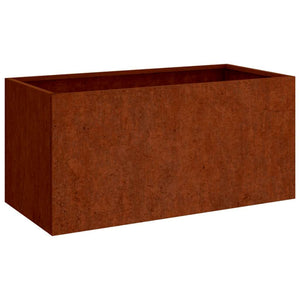 Cortenstahl Pflanzkübel 62x30x29 cm