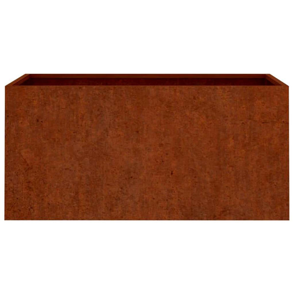 Cortenstahl Pflanzkübel 62x30x29 cm