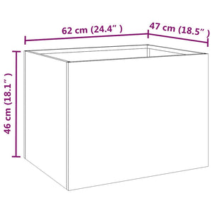 Cortenstahl Pflanzkübel, 62 cm