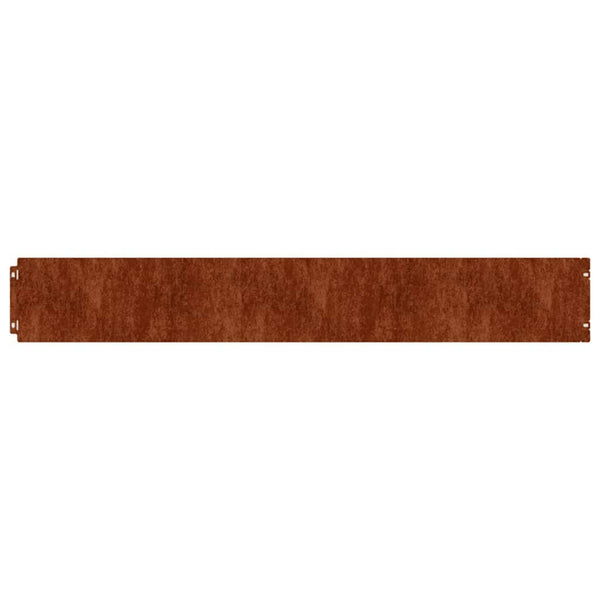 Cortenstahl Rasenkanten, 10er Set, 15x103 cm