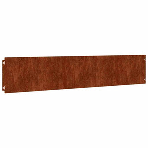 Cortenstahl Rasenkanten, 10er Set, 20x103 cm