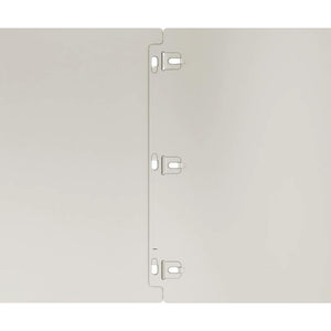 Cortenstahl Rasenkanten, 10er Set, 25x103 cm
