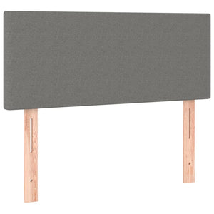 Dunkelgraues Stoff-Kopfteil 80 cm