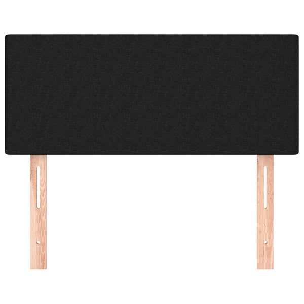 Schwarzes Stoff-Kopfteil 80 cm