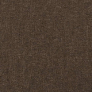 Dunkelbraunes Stoff-Kopfteil 80 cm
