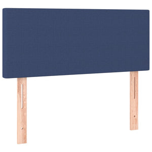 Blaues Kopfteil 80 cm Stoff
