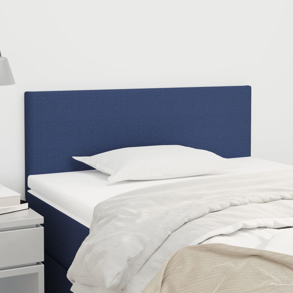 Blaues Kopfteil 80 cm Stoff