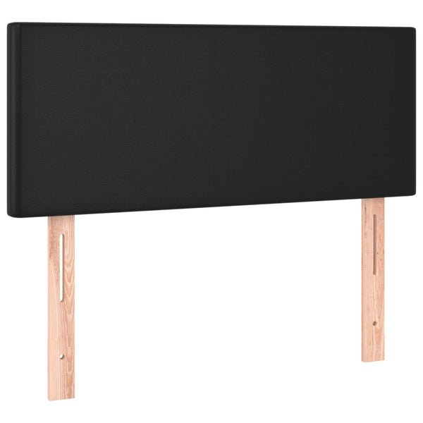 Schwarzes Kopfteil 80 cm Kunstleder