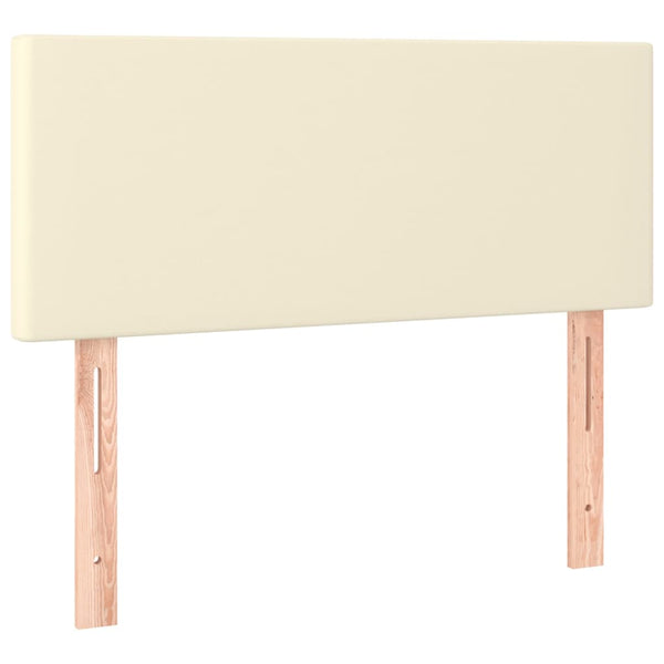 Kopfteil Creme Kunstleder 80 cm