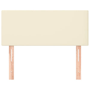 Kopfteil Creme Kunstleder 80 cm