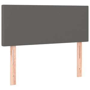 Graues Kopfteil 80 cm Kunstleder