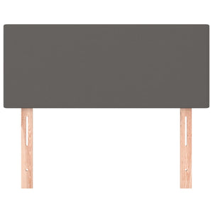 Graues Kopfteil 80 cm Kunstleder