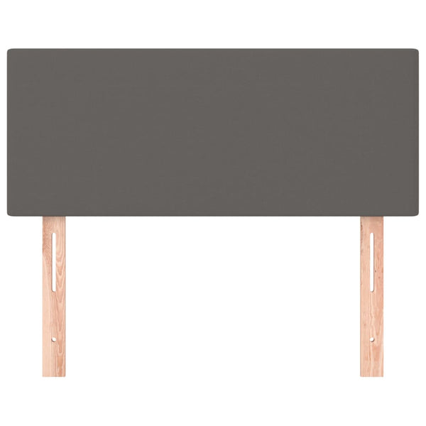 Graues Kopfteil 80 cm Kunstleder