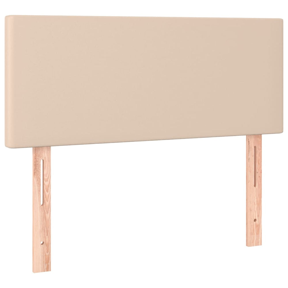 Kopfteil Cappuccino-Braun 80 cm Kunstleder